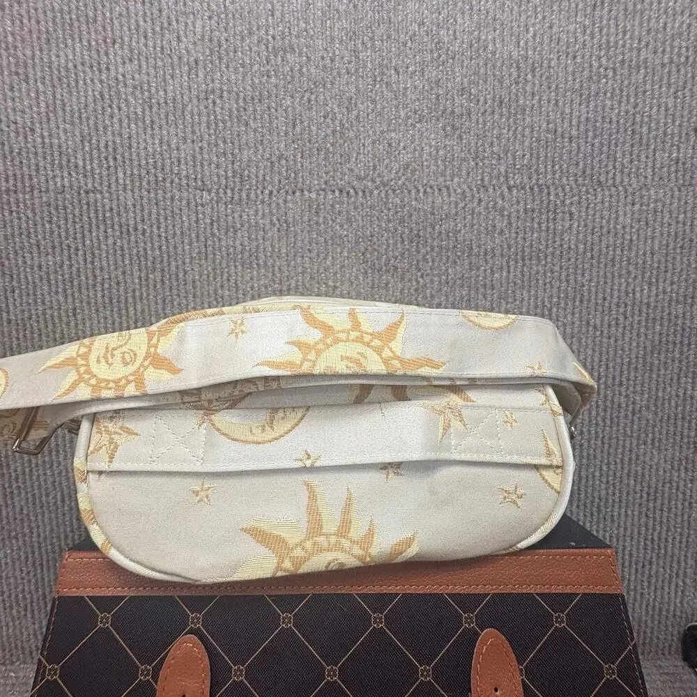 Vintage 90’s Celestial Train Case With Strap Sun Moon